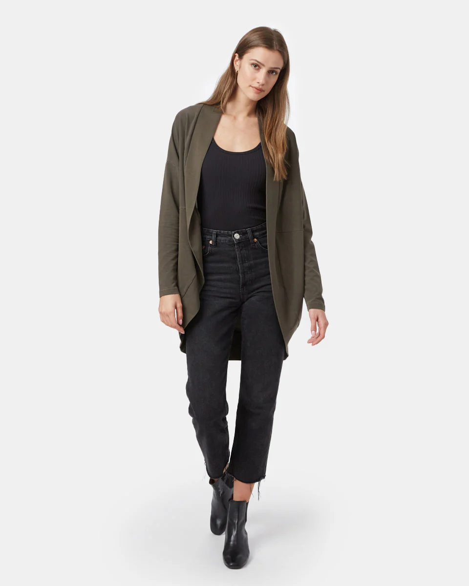 French Terry Cocoon Cardigan - Image 2