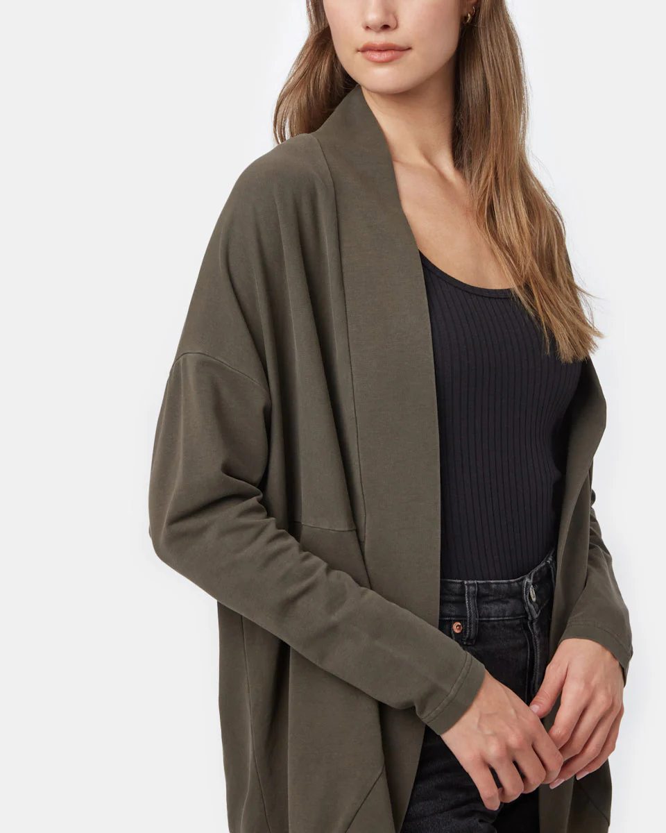 French Terry Cocoon Cardigan - Image 4