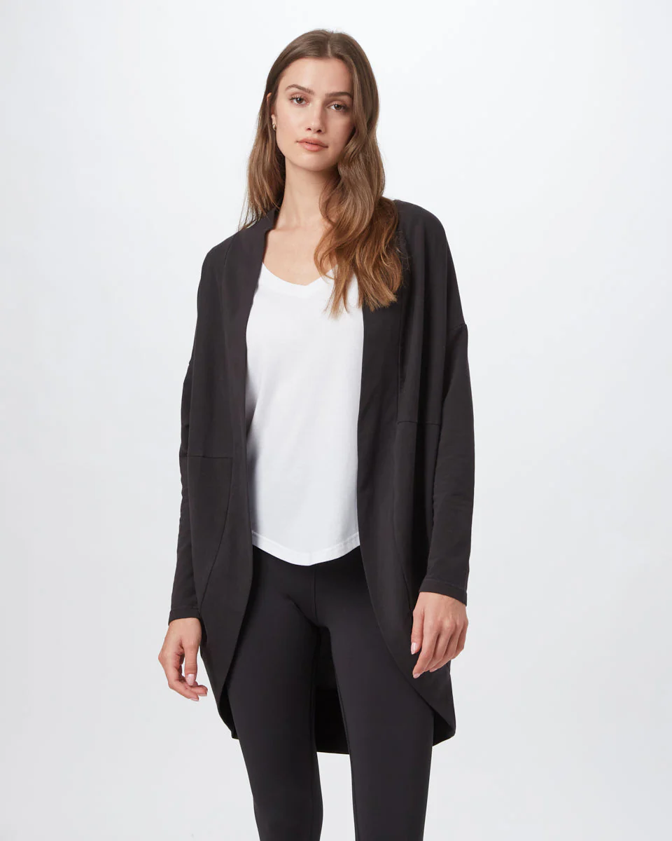 French Terry Cocoon Cardigan - Image 2