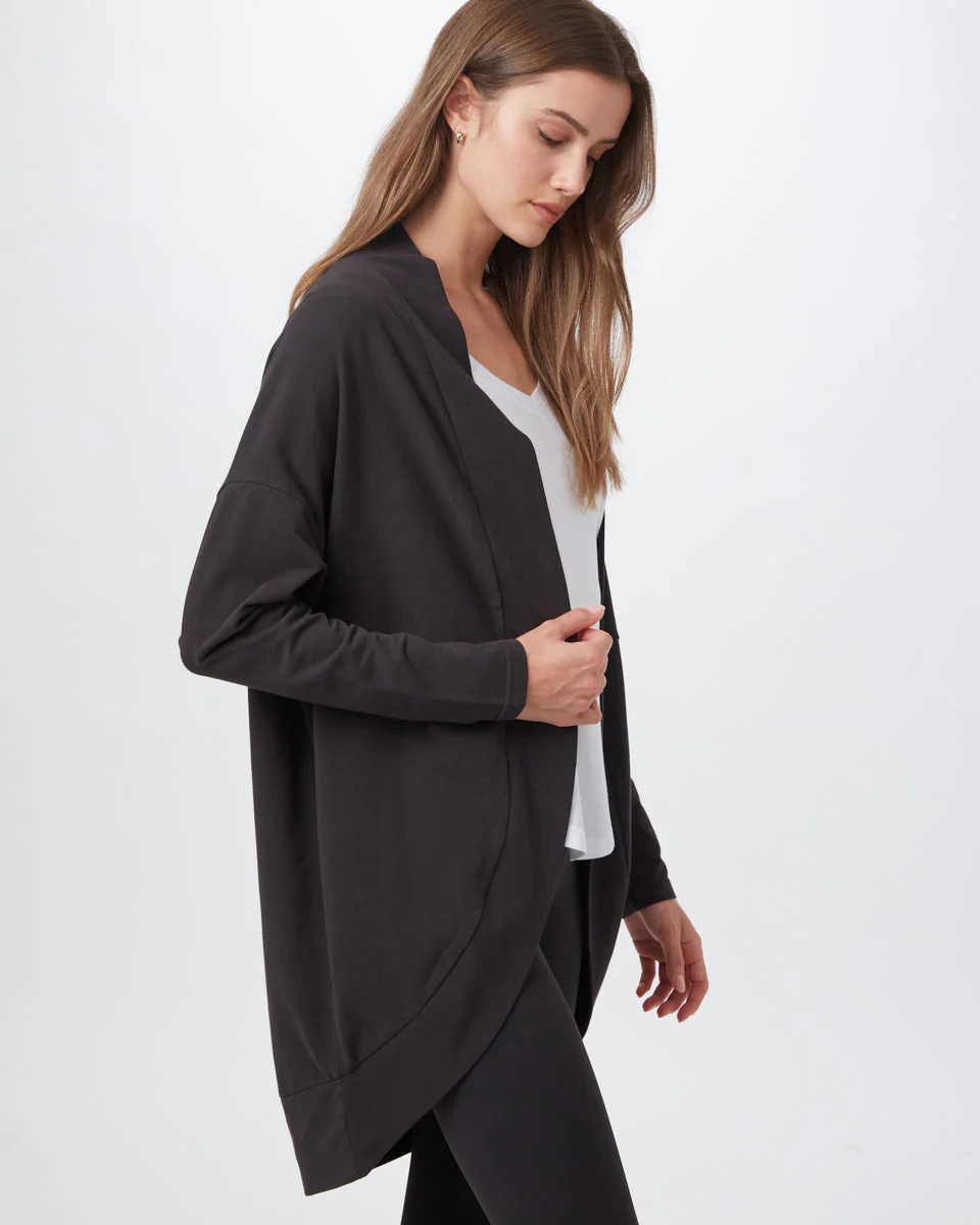 French Terry Cocoon Cardigan - Image 3