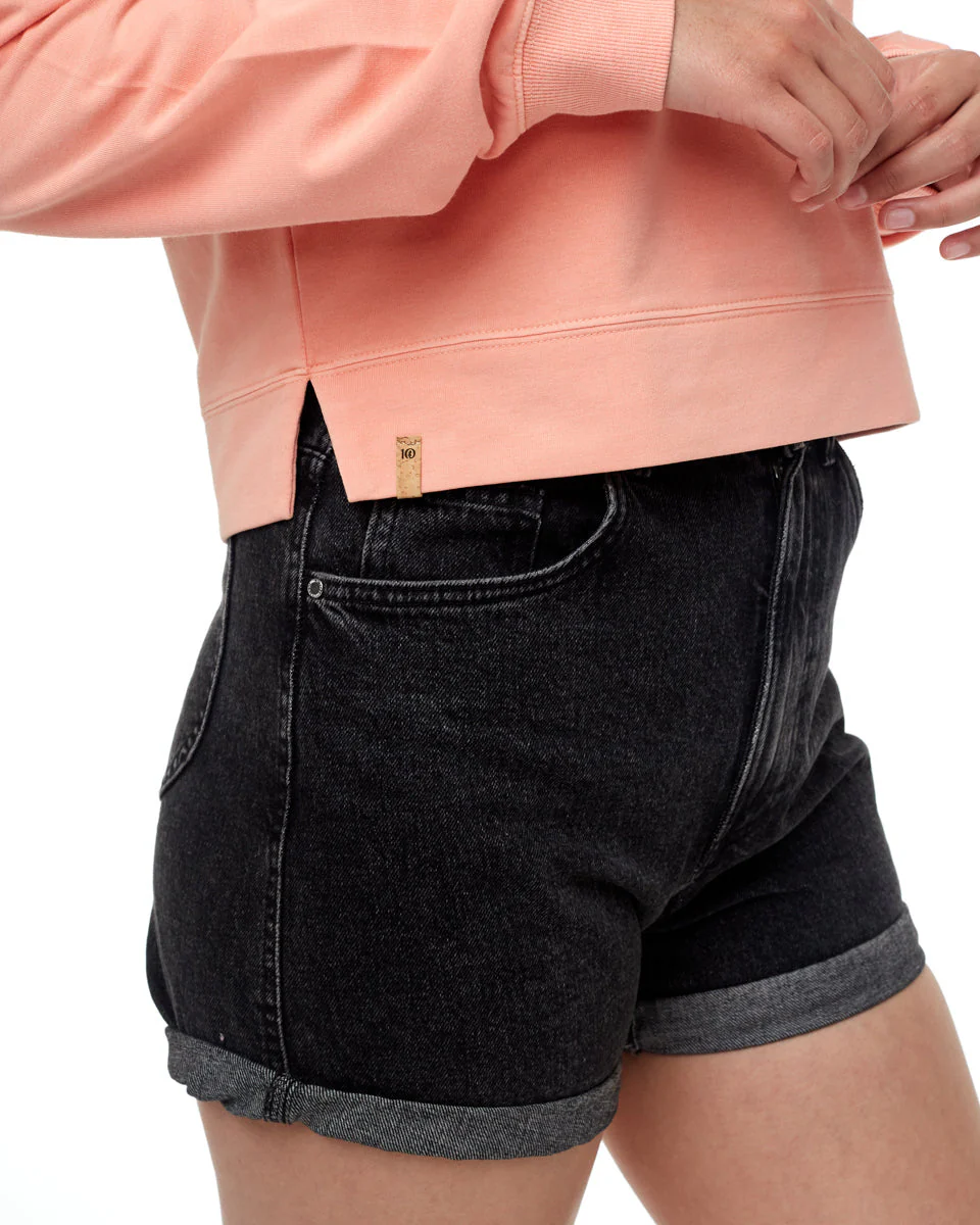French Terry Cropped Hoodie - Image 3