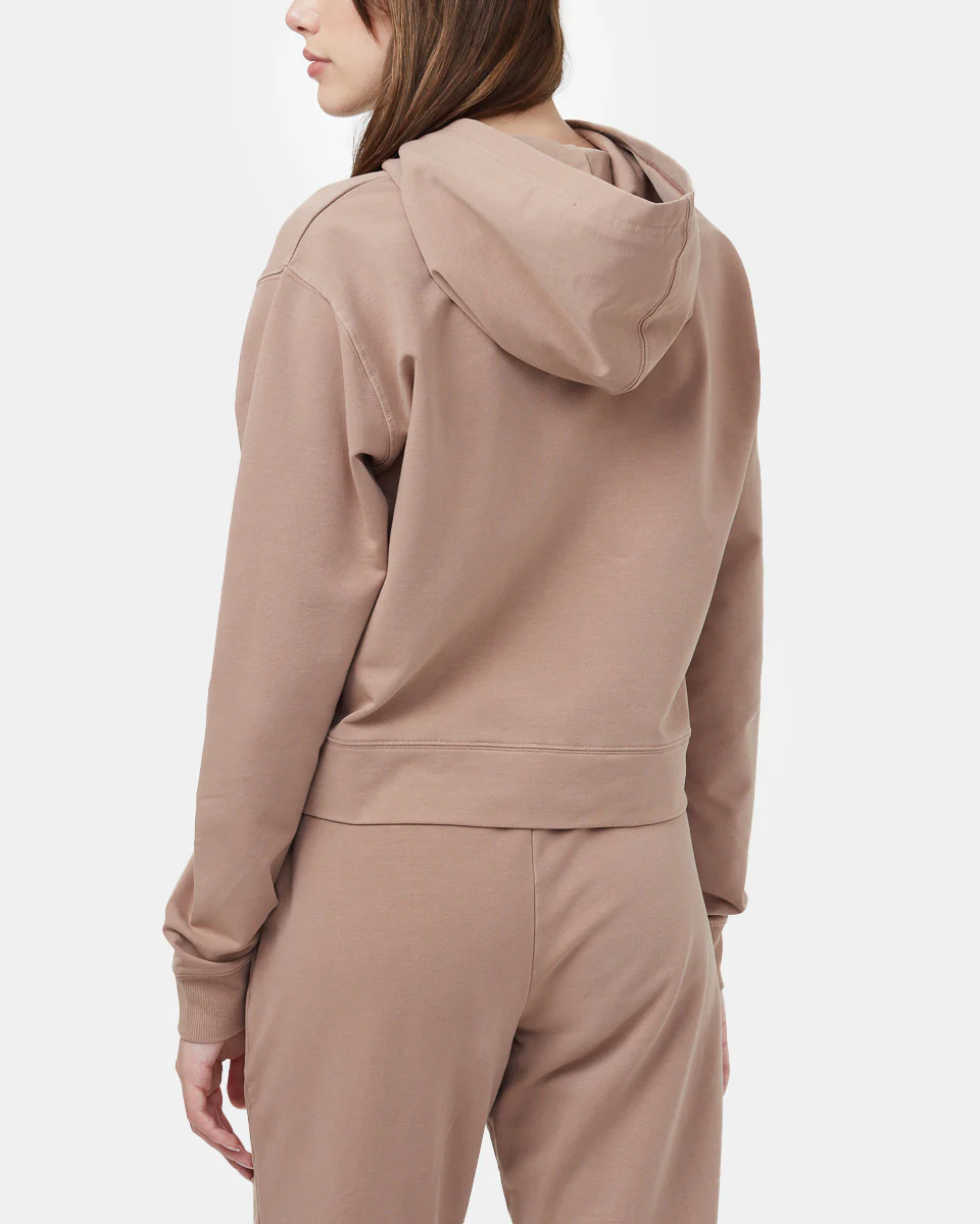 French Terry Cropped Hoodie - Image 4