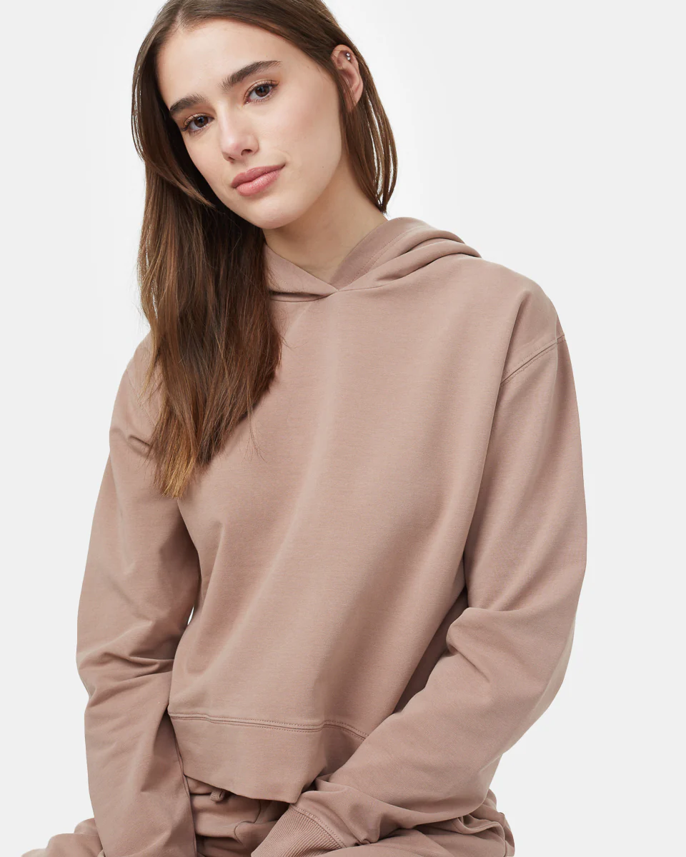 French Terry Cropped Hoodie - Image 5