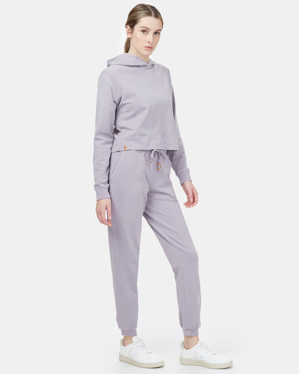 French Terry Cropped Hoodie - Image 2