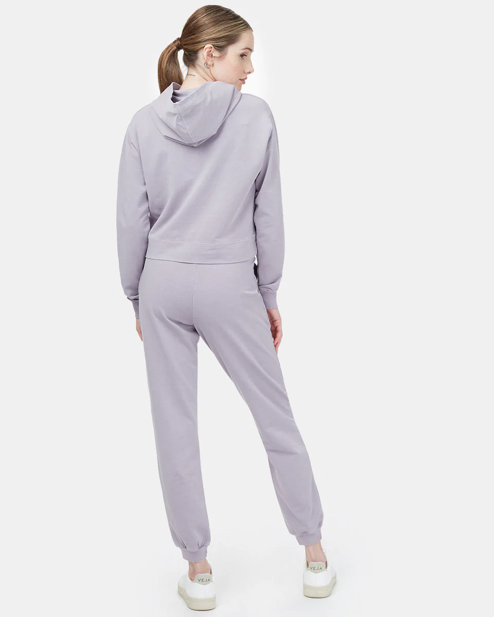 French Terry Cropped Hoodie - Image 3