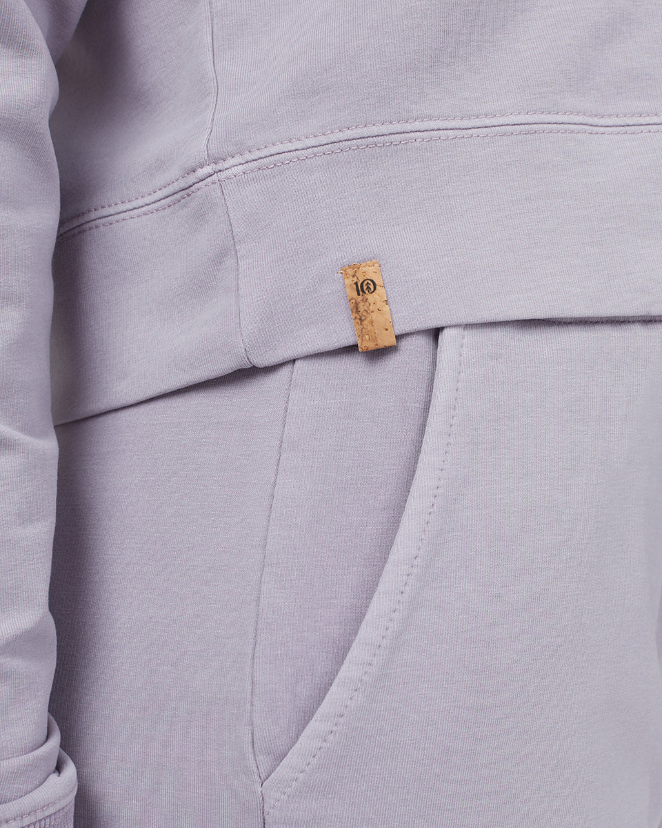 French Terry Cropped Hoodie - Image 5