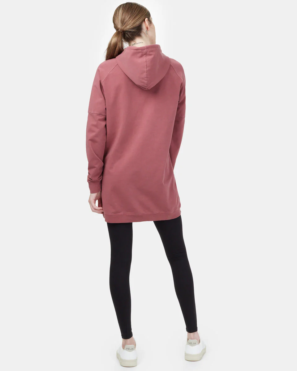 Oversized French Terry Hoodie Dress - Image 3