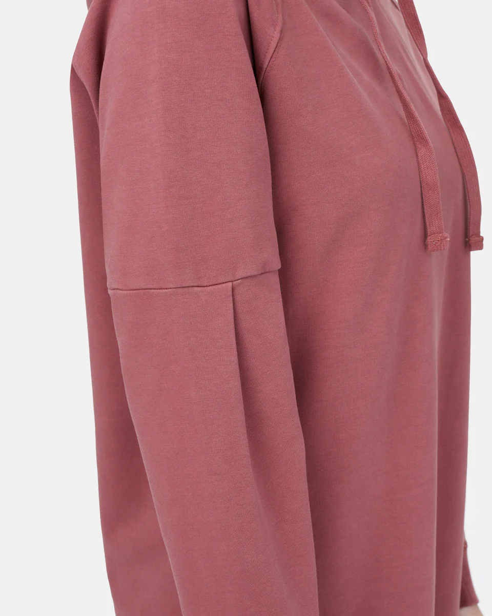 Oversized French Terry Hoodie Dress - Image 4