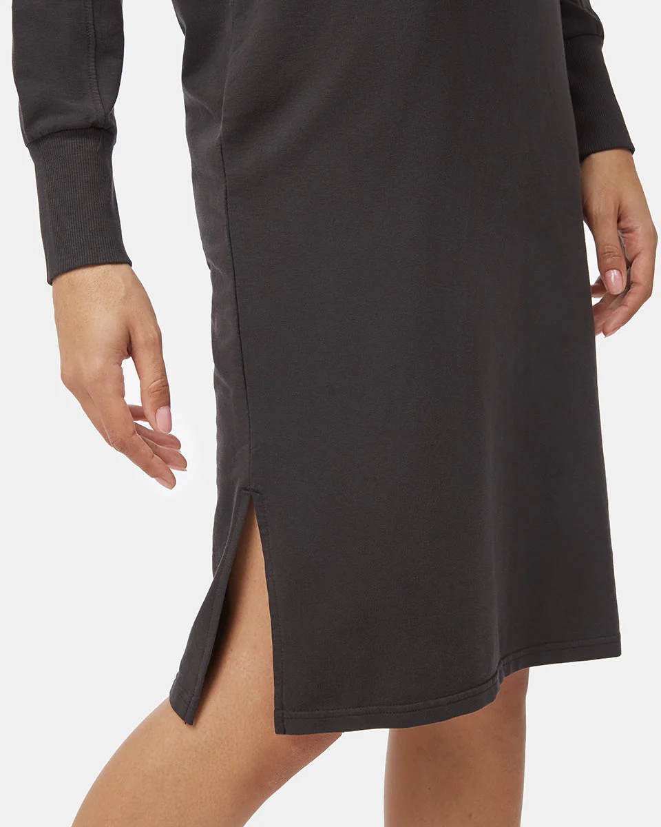 French Terry Long Sleeve Crew Dress - Image 3