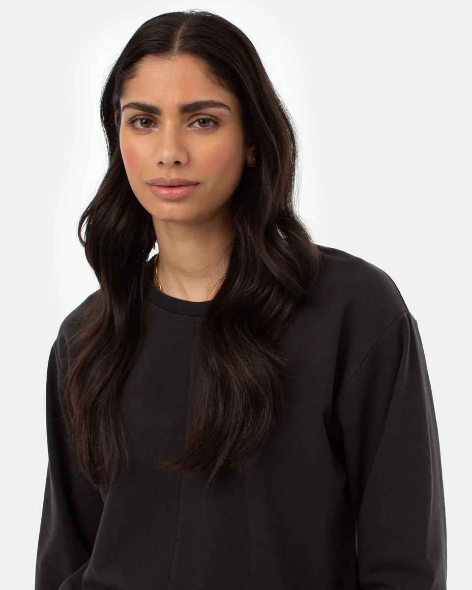 French Terry V Hem Crew - Image 4