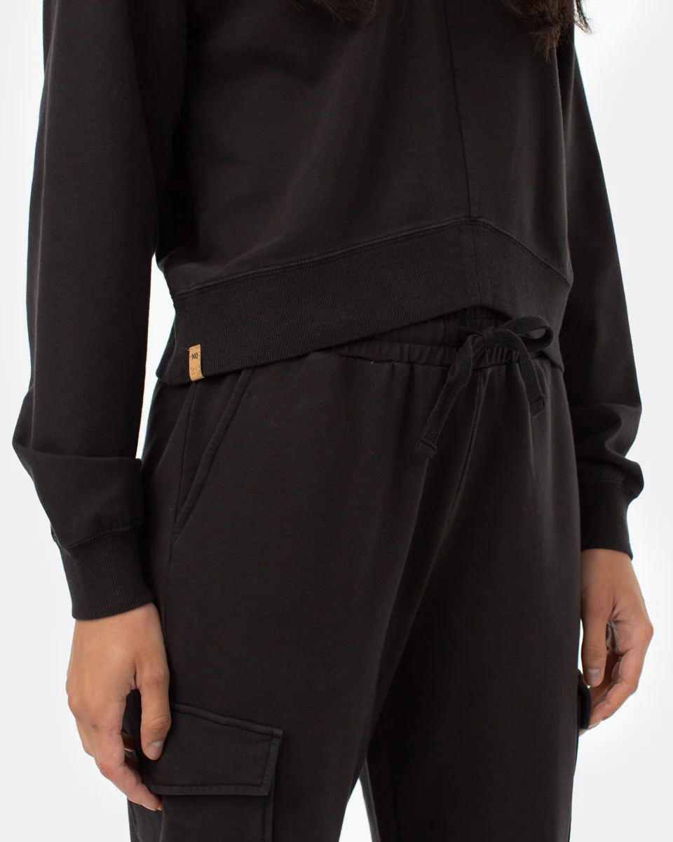 French Terry V Hem Crew - Image 5