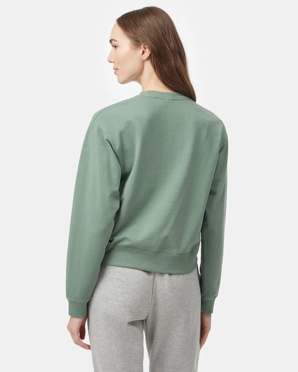 French Terry V Hem Crew - Image 3