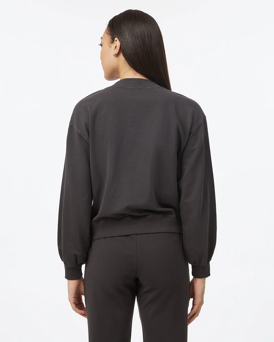 French Terry V-Neck Balloon Sleeve - Image 3