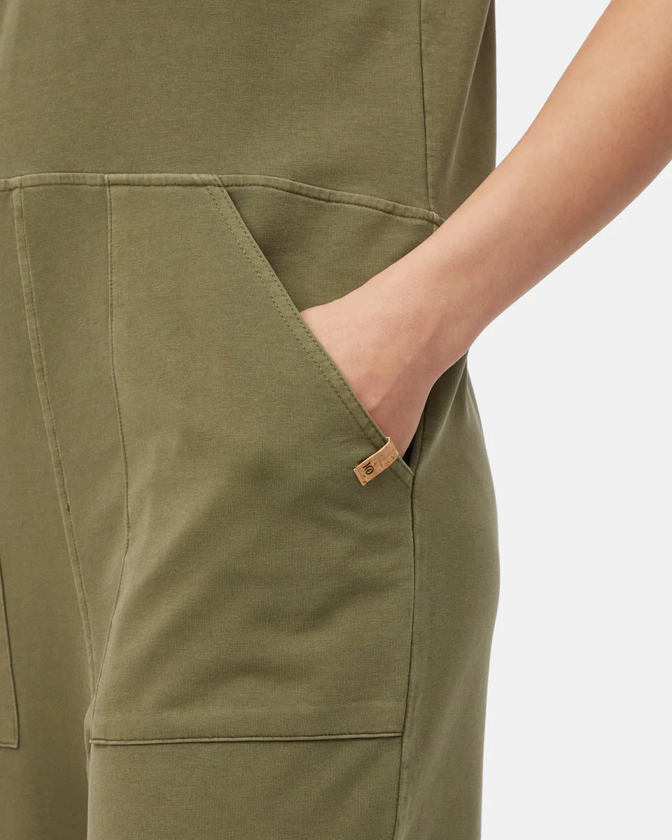French Terry V-Neck Jumpsuit - Image 4