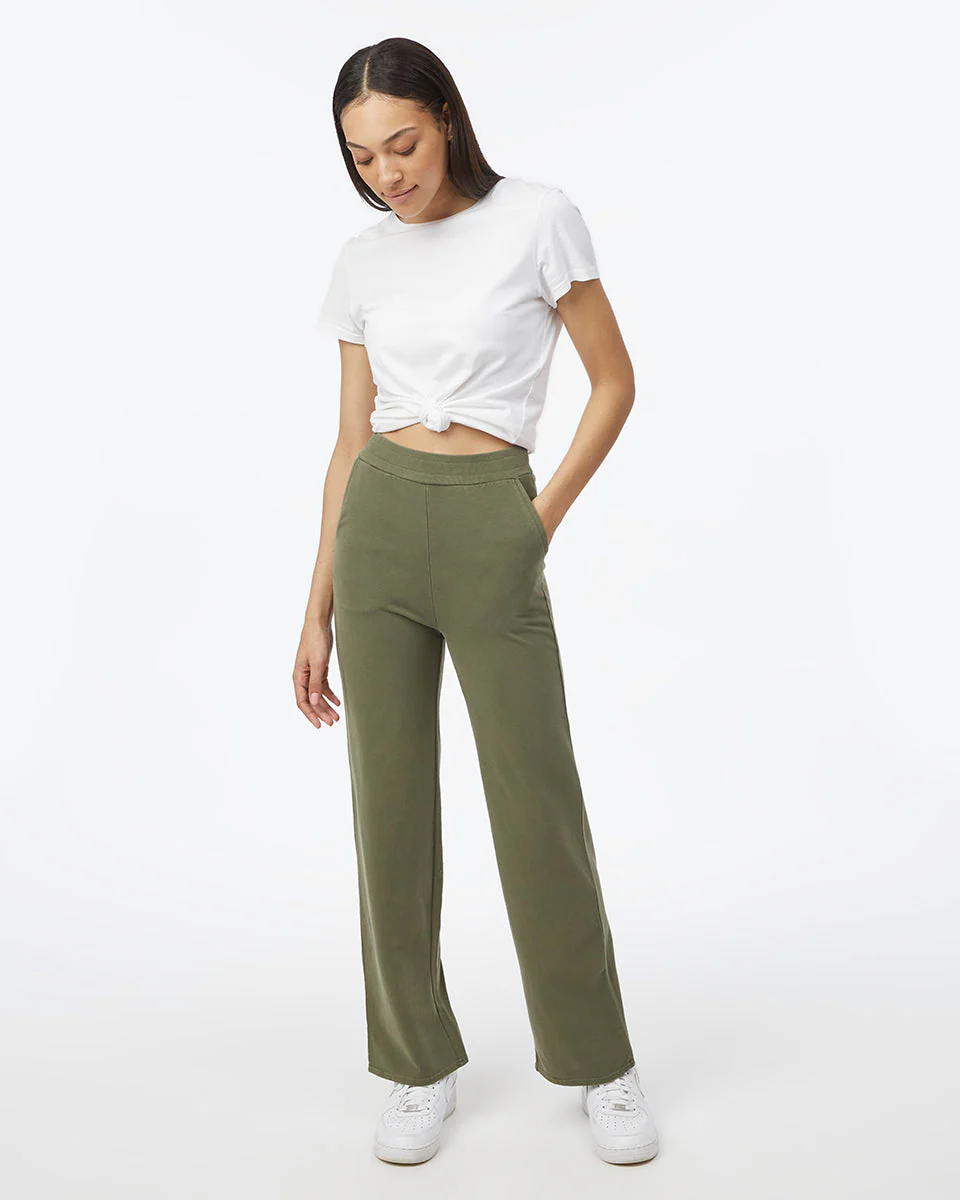 French Terry Wide Leg Sweatpant - Image 2