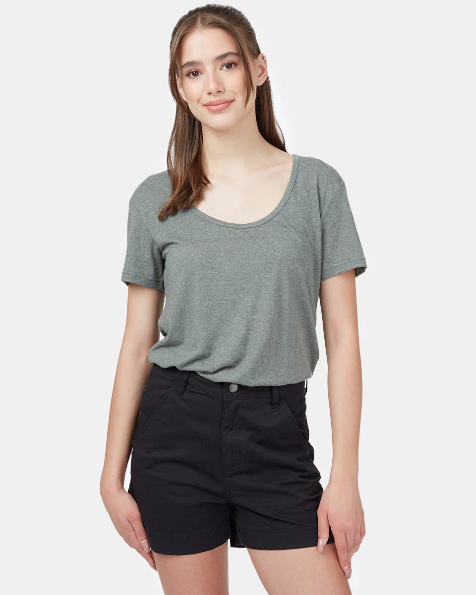 Hemp Scoop Neck T-Shirt - Image 2