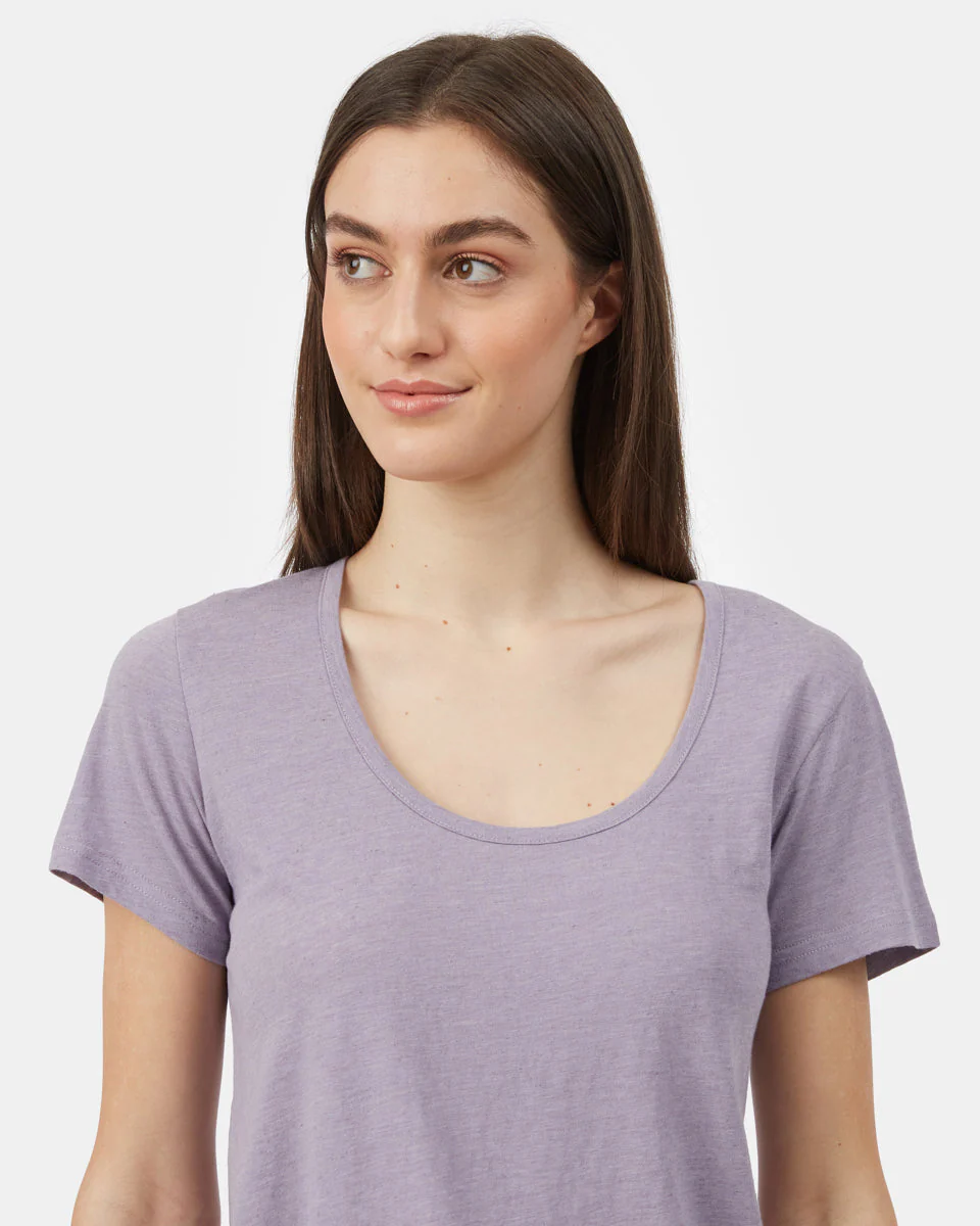 Hemp Scoop Neck T-Shirt - Image 3
