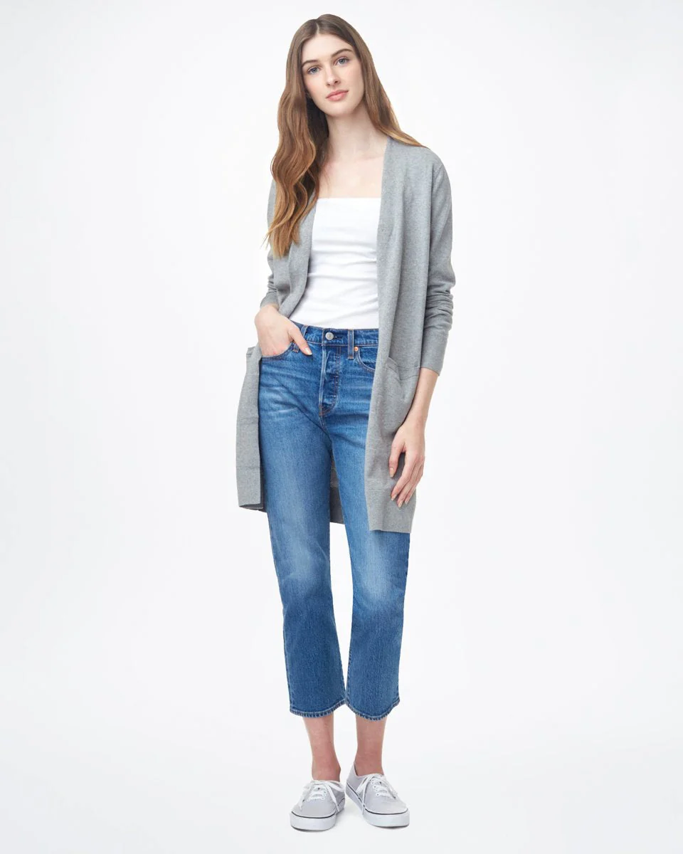 Highline Cotton Sage Cardigan - Image 3