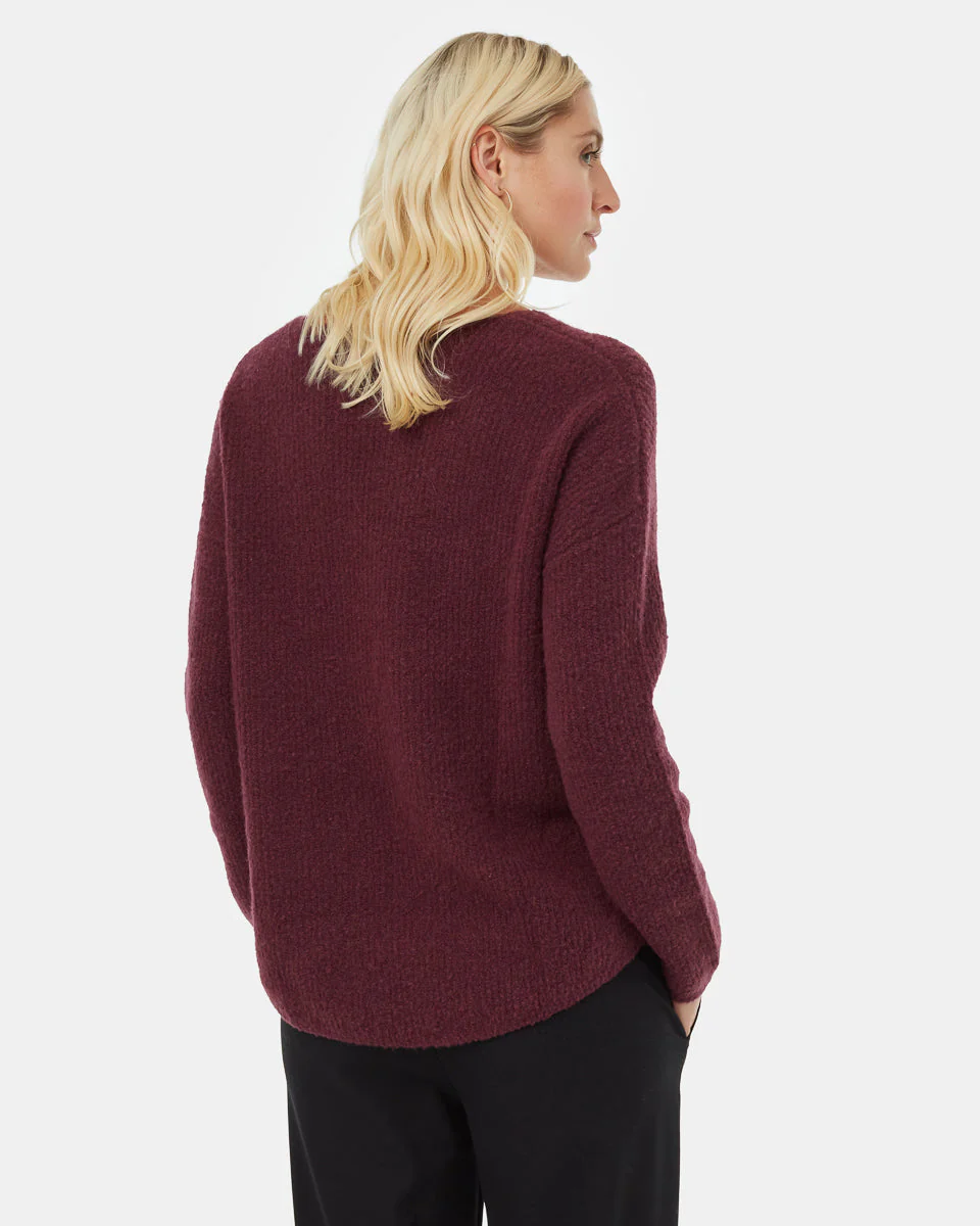 Highline Fuzzy V-Neck Sweater - Image 3