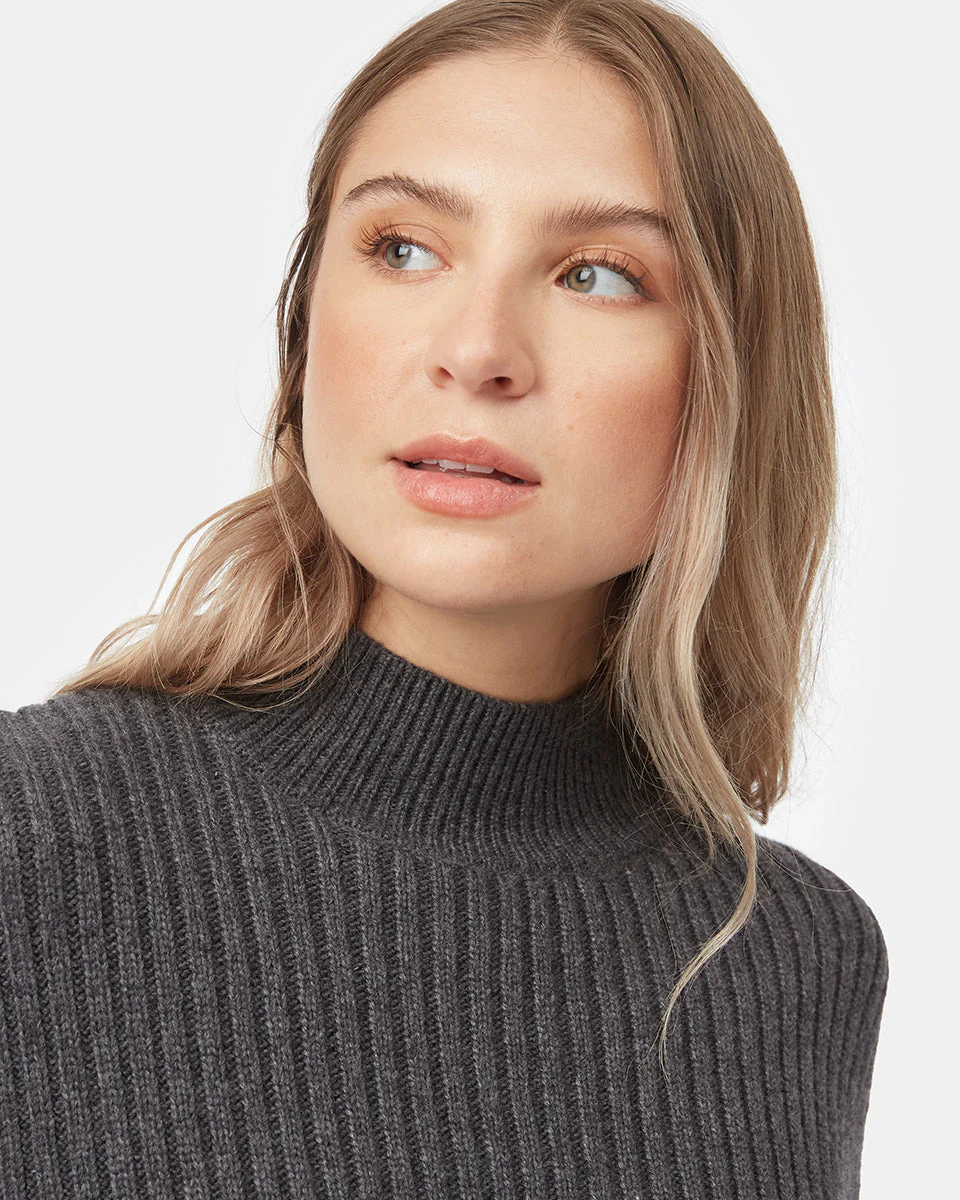 Highline Rib Cropped Mock Neck - Image 4
