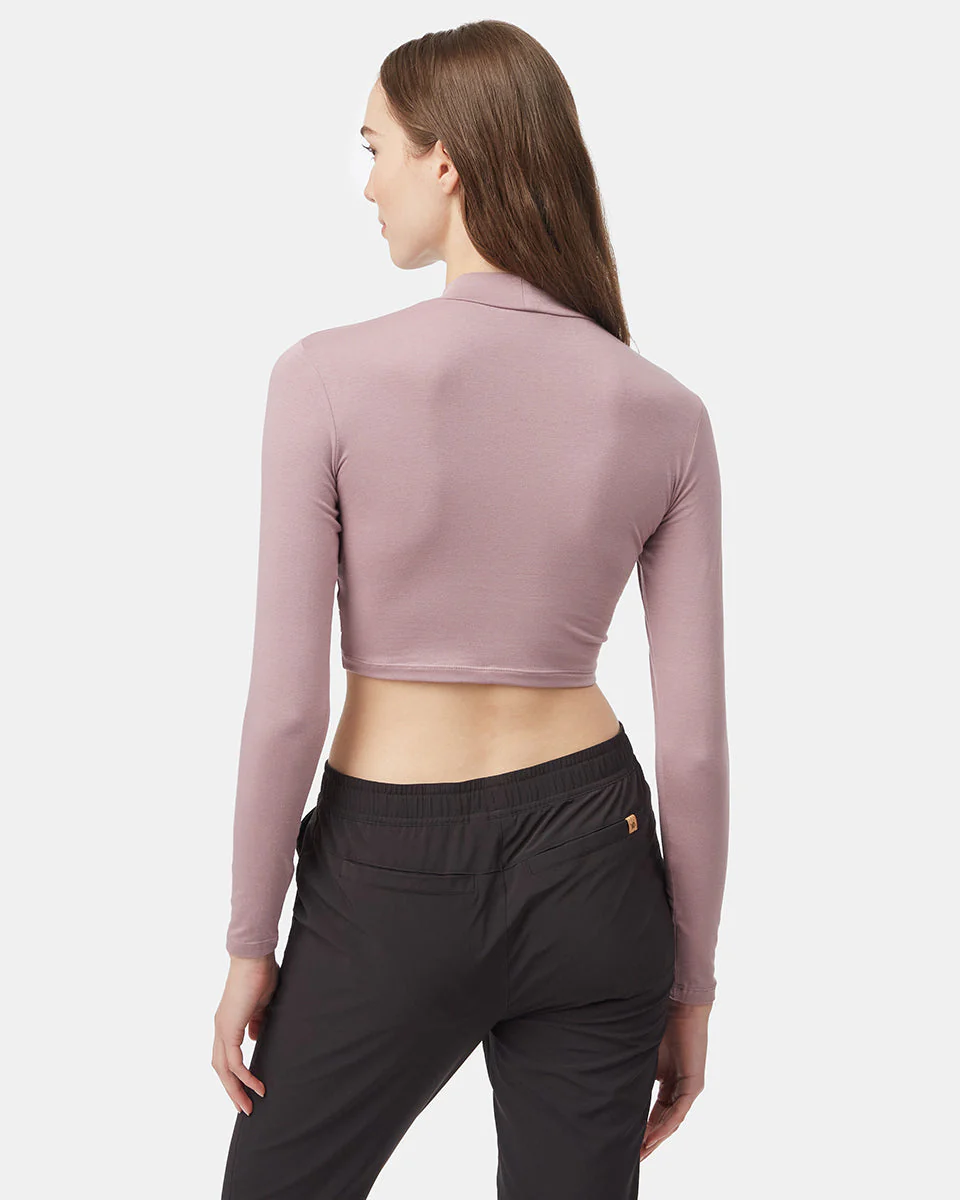 Mockneck Longsleeve Crop - Image 3