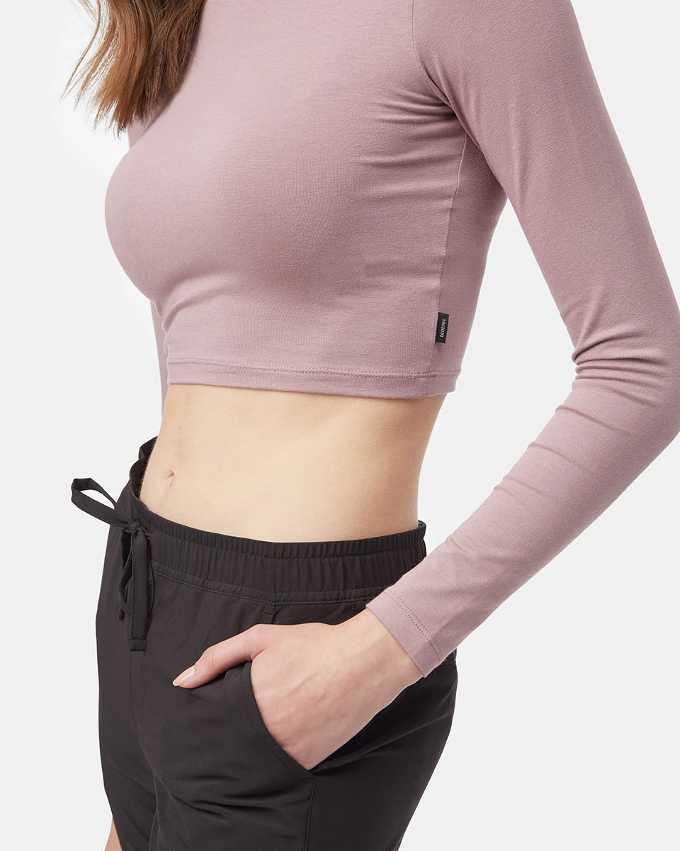 Mockneck Longsleeve Crop - Image 5