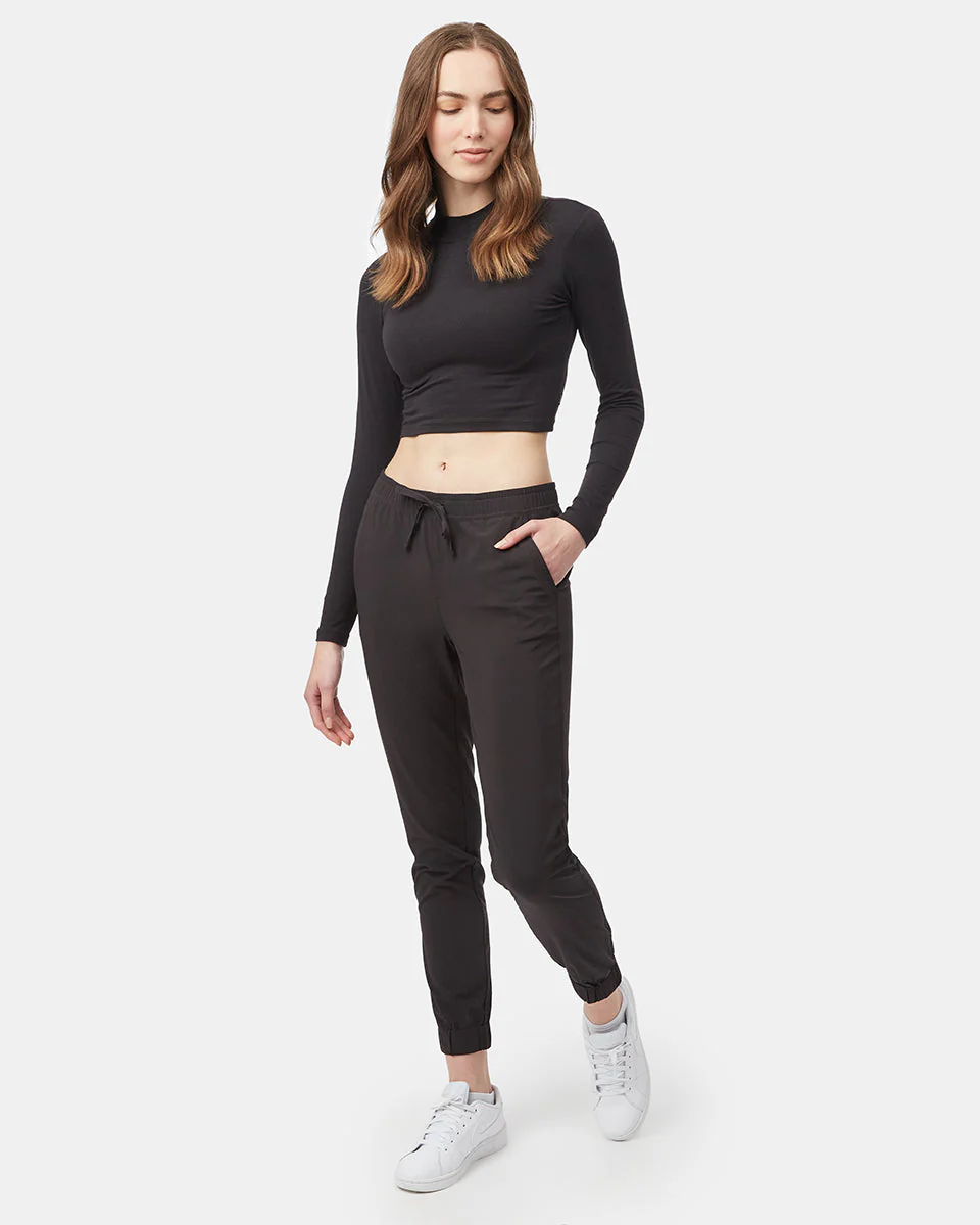 Mockneck Longsleeve Crop - Image 2