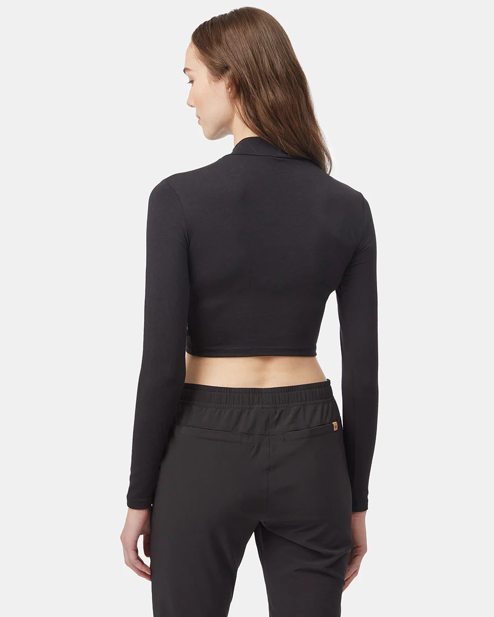 Mockneck Longsleeve Crop - Image 3