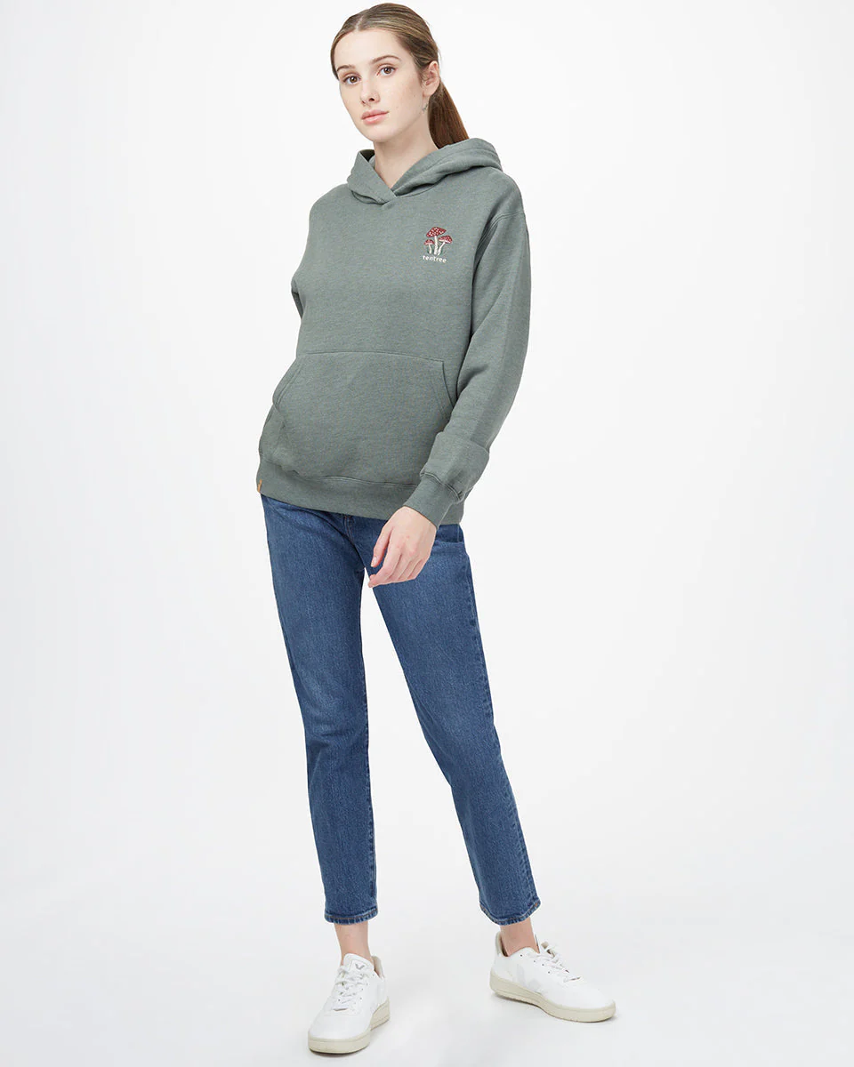 Mushroom Embroidery Hoodie - Image 2