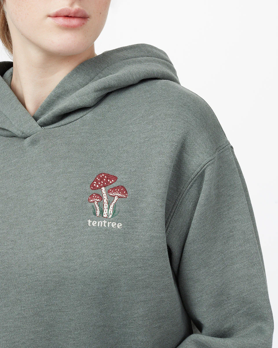Mushroom Embroidery Hoodie - Image 4