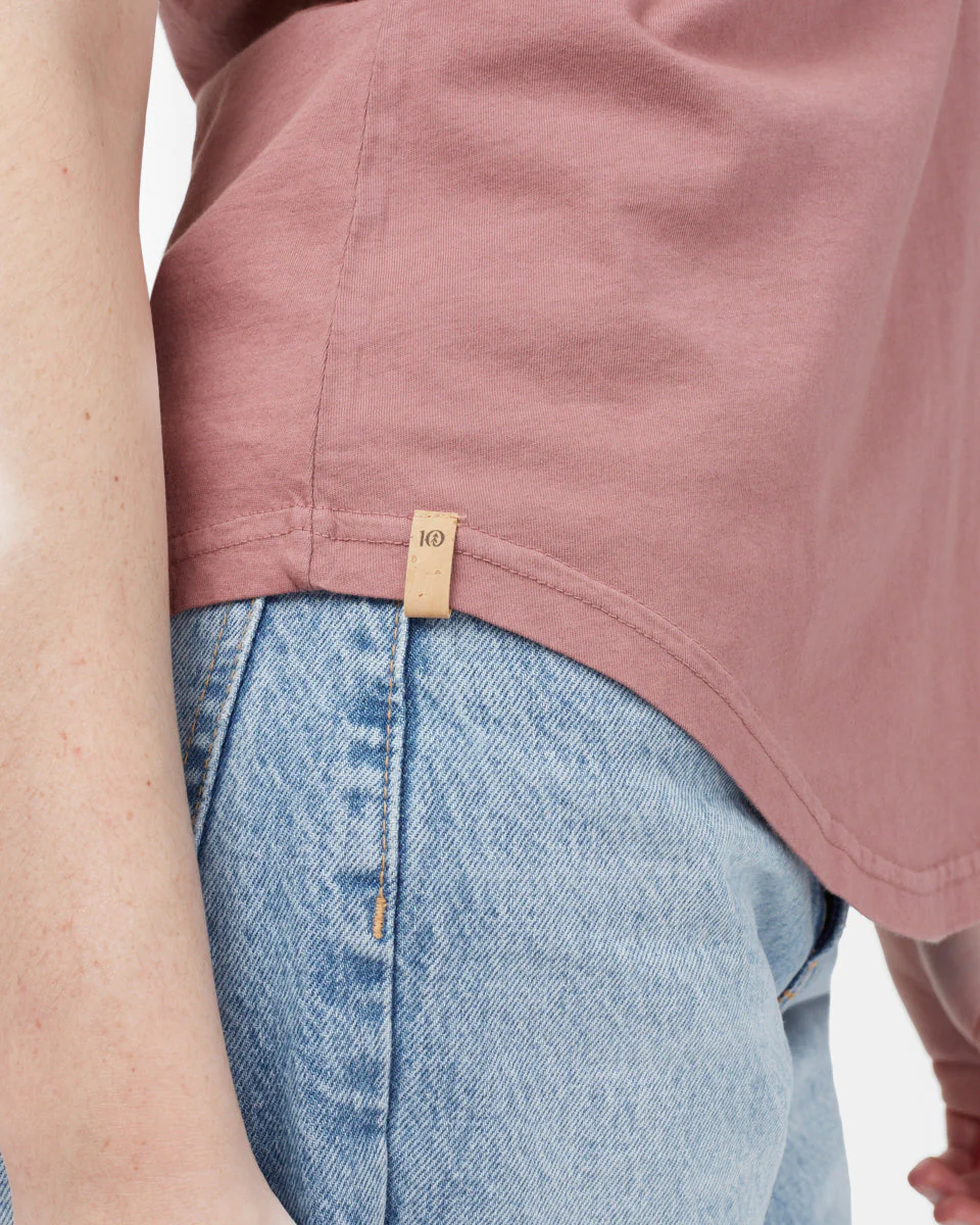 Natural Dye V-Neck T-Shirt - Image 4
