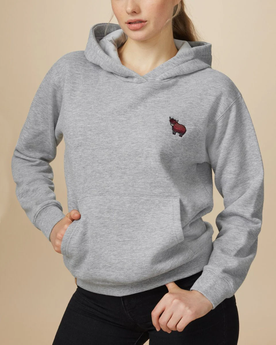 Nepal Embroidered Yak Hoodie - Image 3