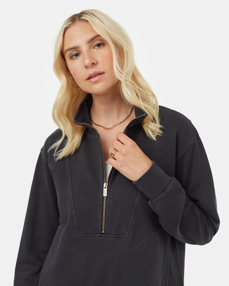 Organic Cotton French Terry Half Zip - Image 4
