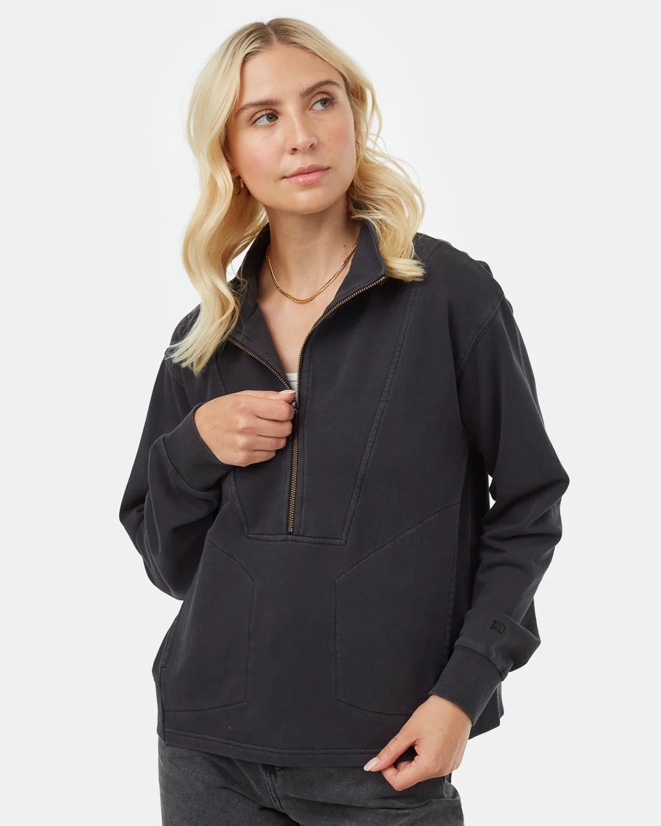 Organic Cotton French Terry Half Zip - Image 5