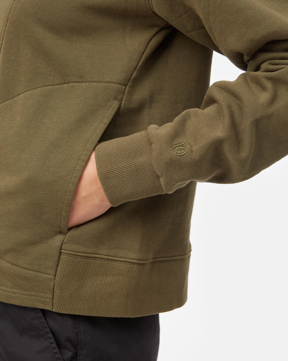 Organic Cotton French Terry Half Zip - Image 2