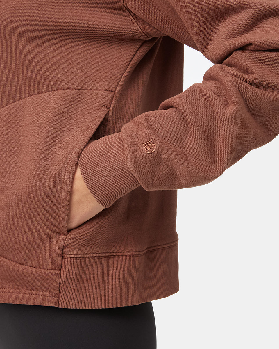 Organic Cotton French Terry Half Zip - Image 5