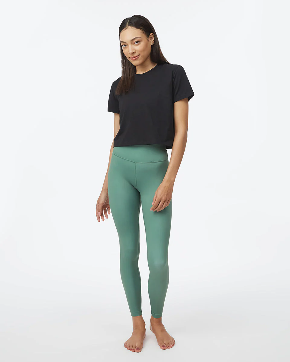 Organic Cotton Relaxed Cropped T-Shirt - Image 2