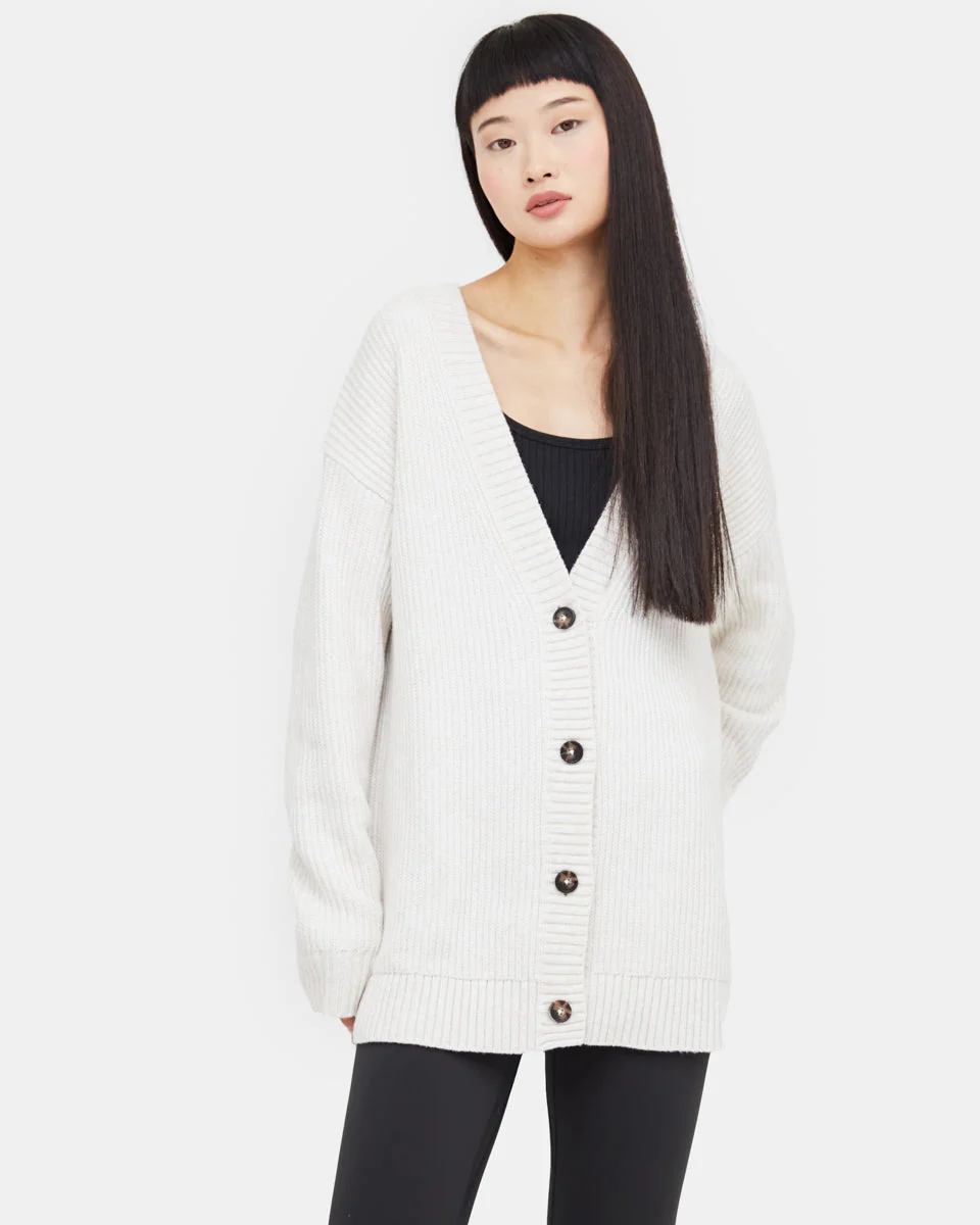 Oversized Button Cardigan - Image 2