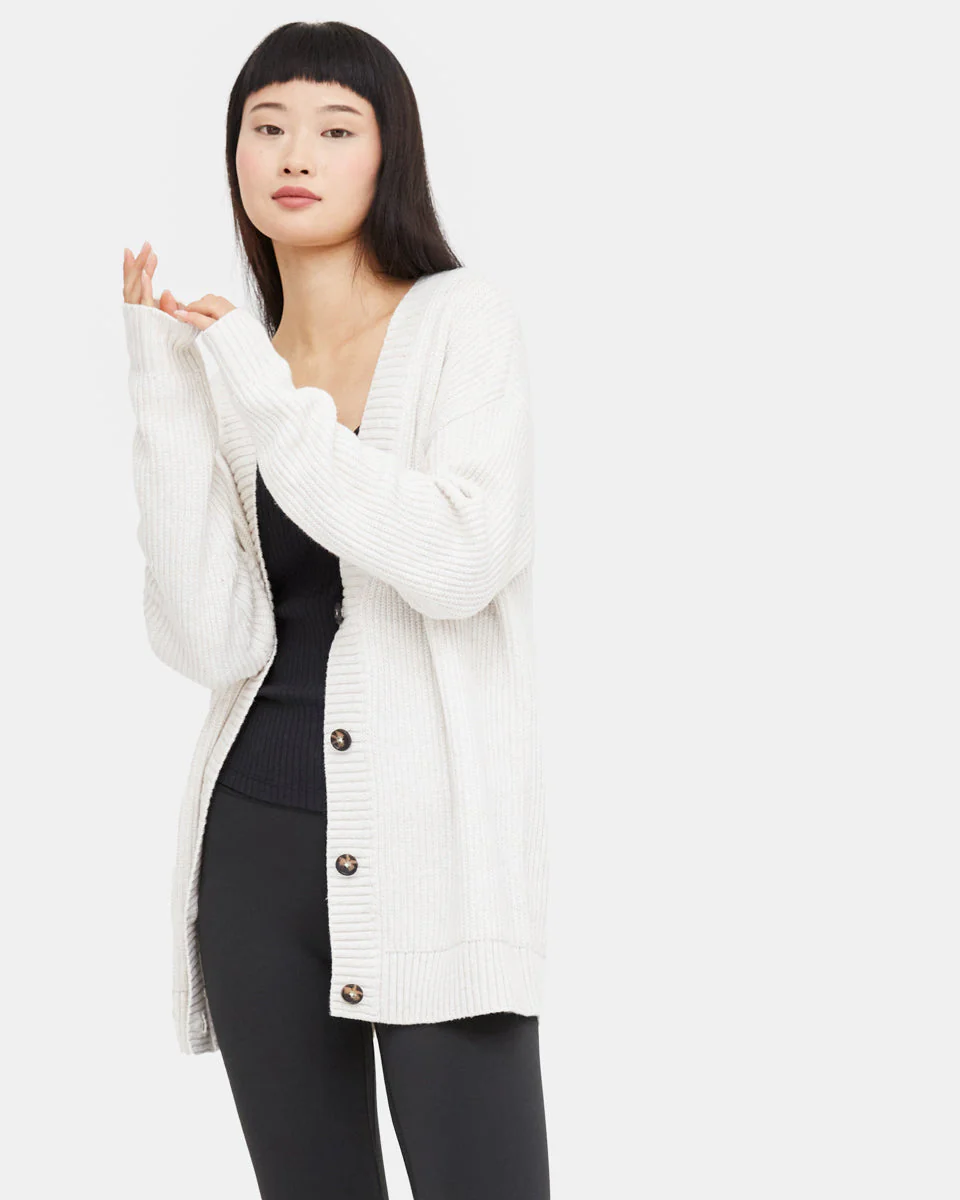 Oversized Button Cardigan - Image 5