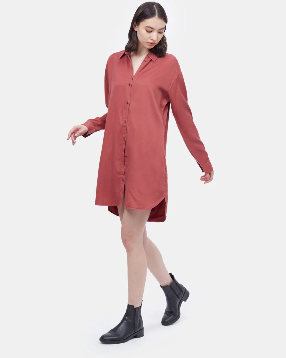 Oversized Shirt Dress - Image 2