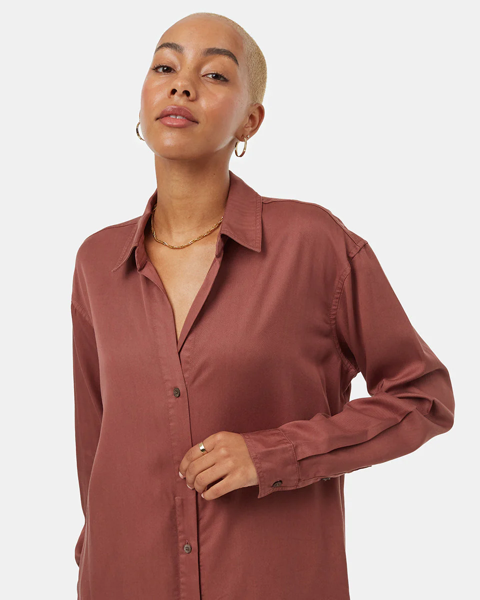 Oversized Shirt Dress - Image 4