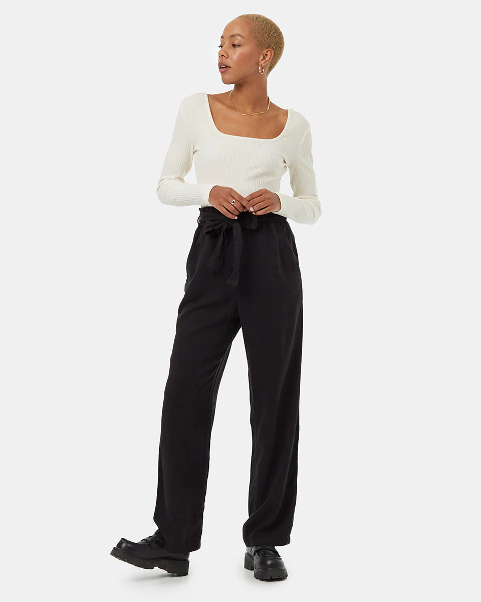 Paper Bag Tencel Pant - Image 2