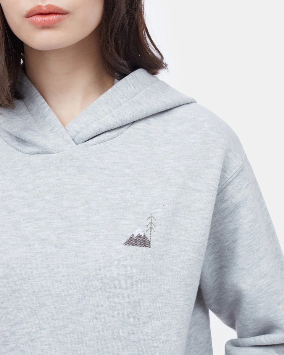 Peaks Embroidery Hoodie - Image 4