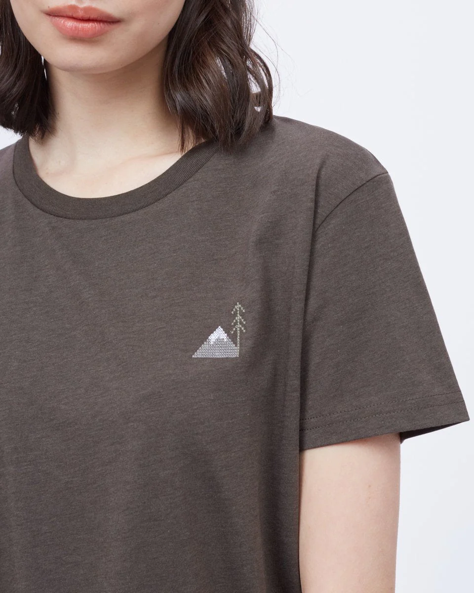 Peaks Embroidery T-Shirt - Image 3