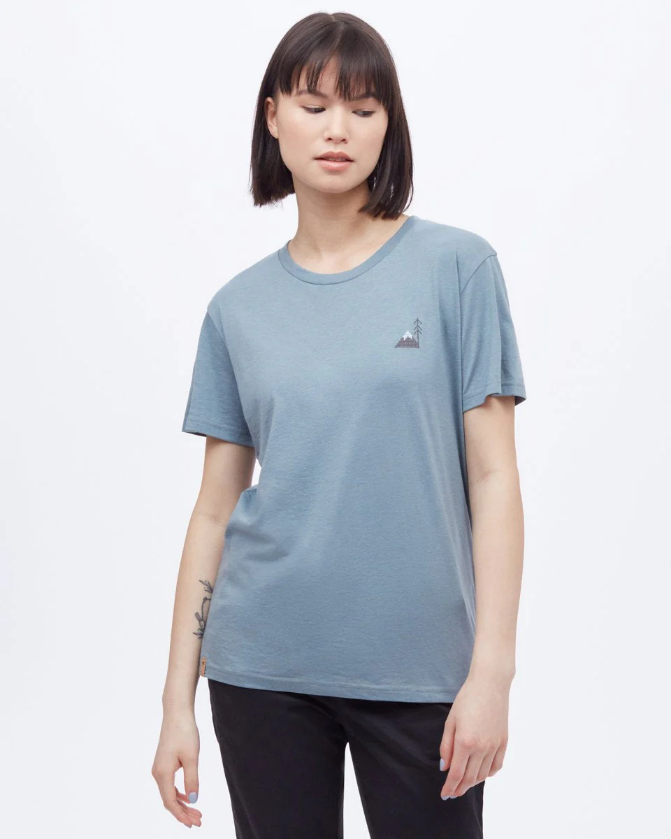 Peaks Embroidery T-Shirt - Image 4