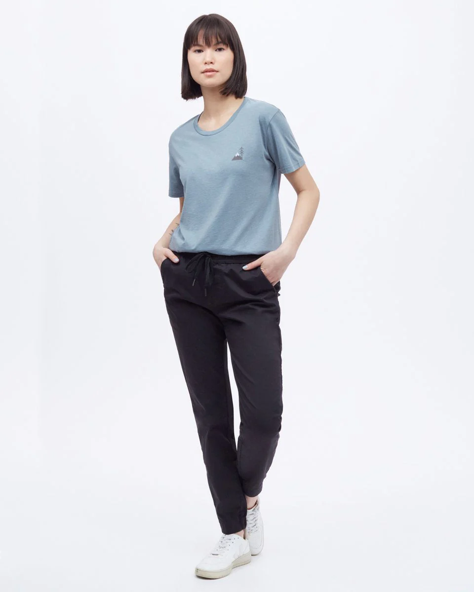 Peaks Embroidery T-Shirt - Image 5