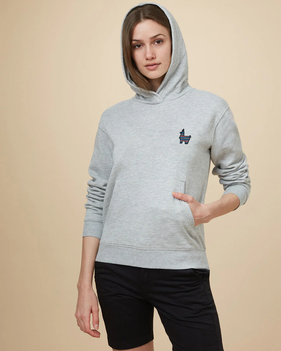 Peru Embroidered Llama Hoodie - Image 3