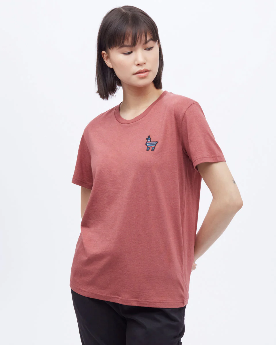 Peru Embroidered Llama T-Shirt - Image 4