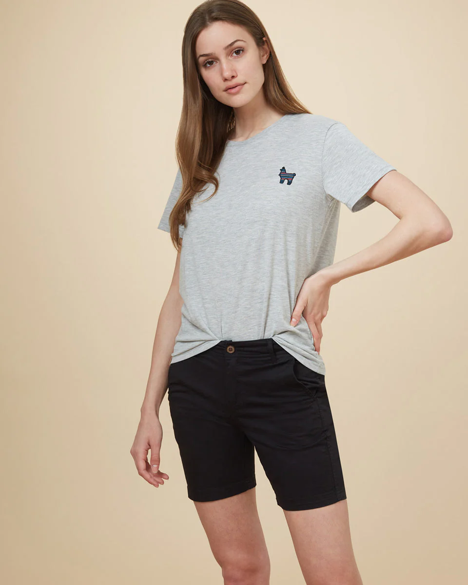 Peru Embroidered Llama T-Shirt - Image 3