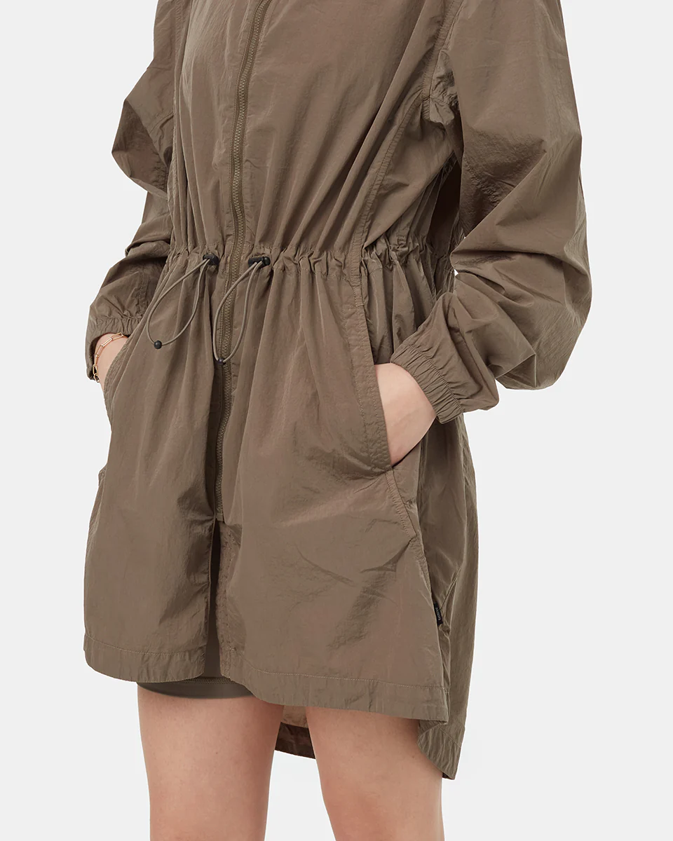 Recycled Nylon Long Jacket - Image 4